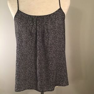 LOFT Black & White Polka Dot Camisole
